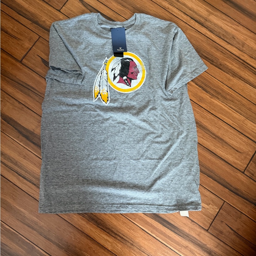 NWT Fanatics Redskins Heather Gray NFL T-Shirt Men’s XL
